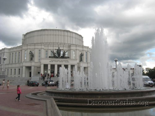 Fountains in Minsk